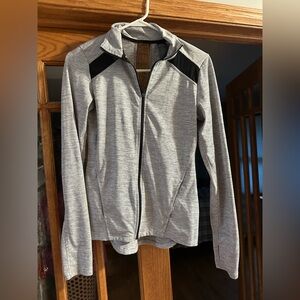 Champion Women's Light Gray and Black Jacket